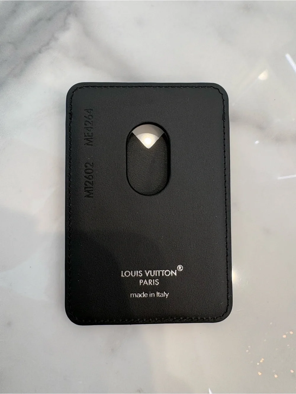 Louis Vuitton Black Monogram Slim Card Holder